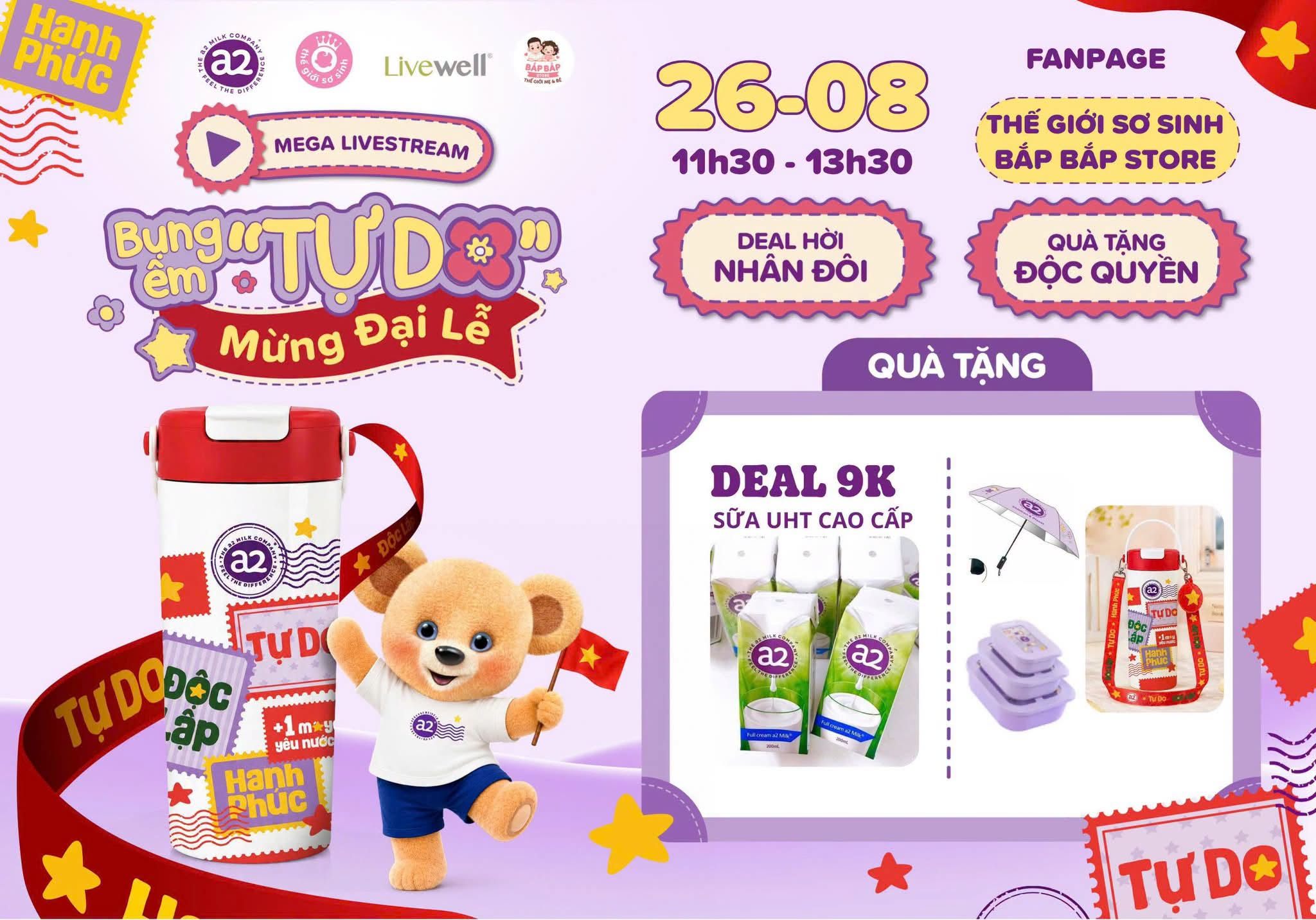 SĂN LY LIMITED CÙNG a2 MILK