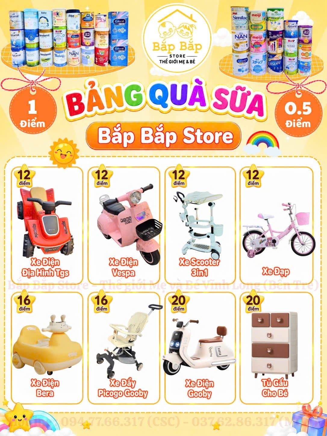 MUA SỮA – RINH QUÀ KHỦNG CÙNG BẮP BẮP STORE 🚨🚨
