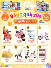 MUA SỮA – RINH QUÀ KHỦNG CÙNG BẮP BẮP STORE 🚨🚨