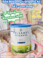 TẶNG VOUCHER 50K/LON SỮA BELLAMY’S A2 350G