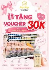 TẶNG NGAY VOUCHER #30K/BÌNH - ÁP DỤNG BÌNH SỮA HEGEN TẠI NHÀ BẮP!