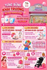 Ba mẹ đến Bắp Bắp ngày 06/09, vừa mua sắm vừa có cơ hội RINH QUÀ XỊN – SĂN DEAL HỜI – NHẬN QUÀ LIÊN TAY!