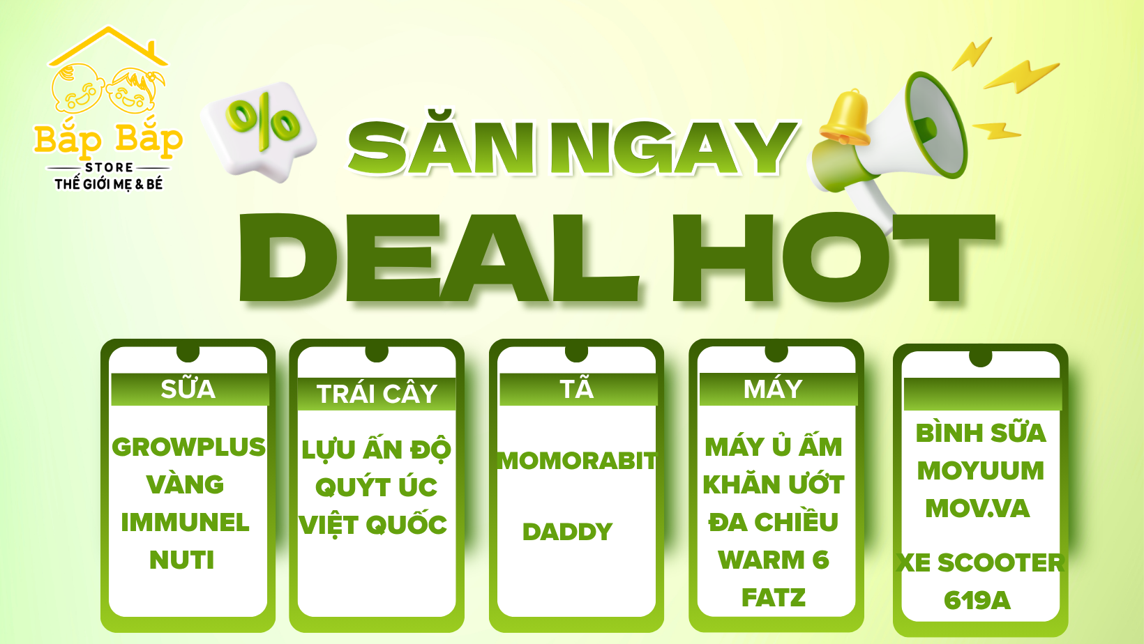 DEAL HOT tháng 4