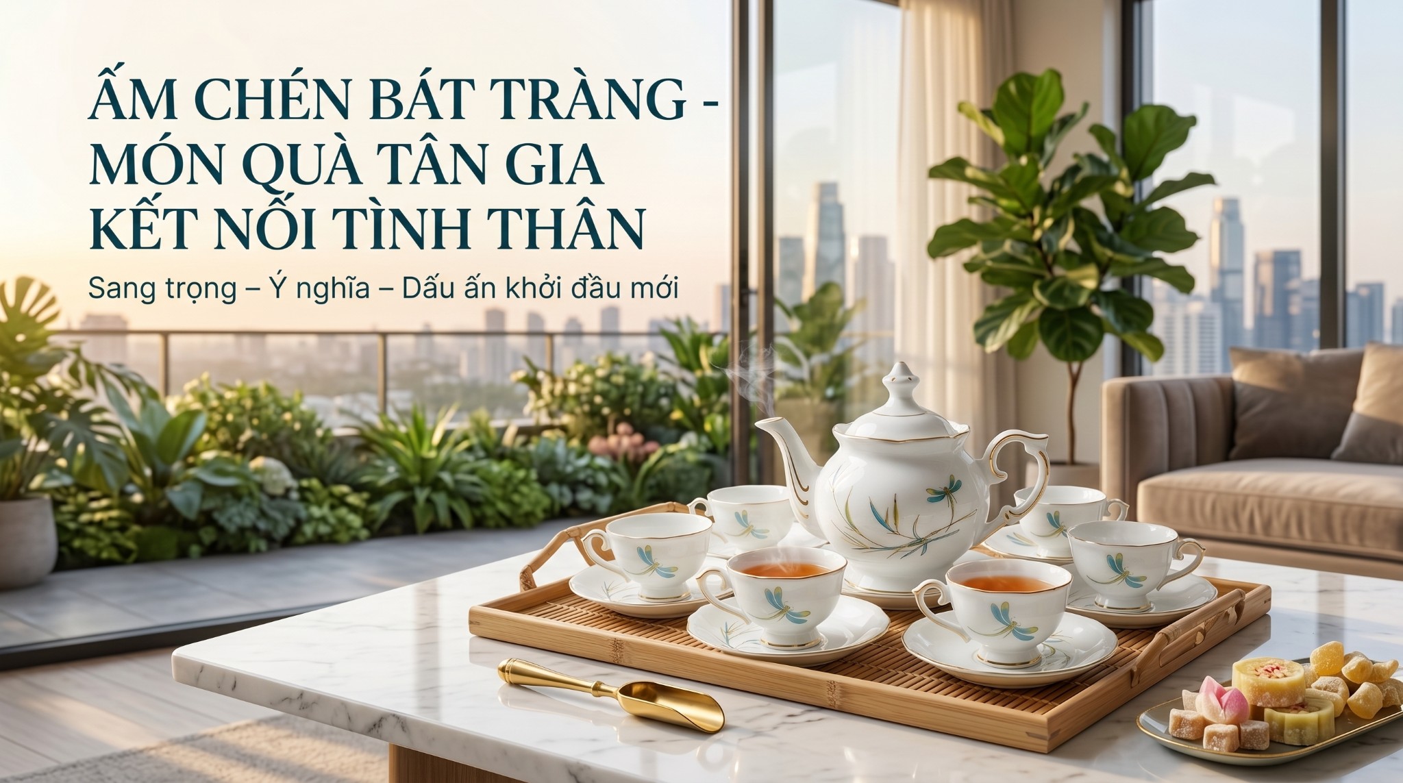 Nên Chọn Ấm Chén Bát Tràng Làm Quà Tặng Tân Gia Hay Không?
