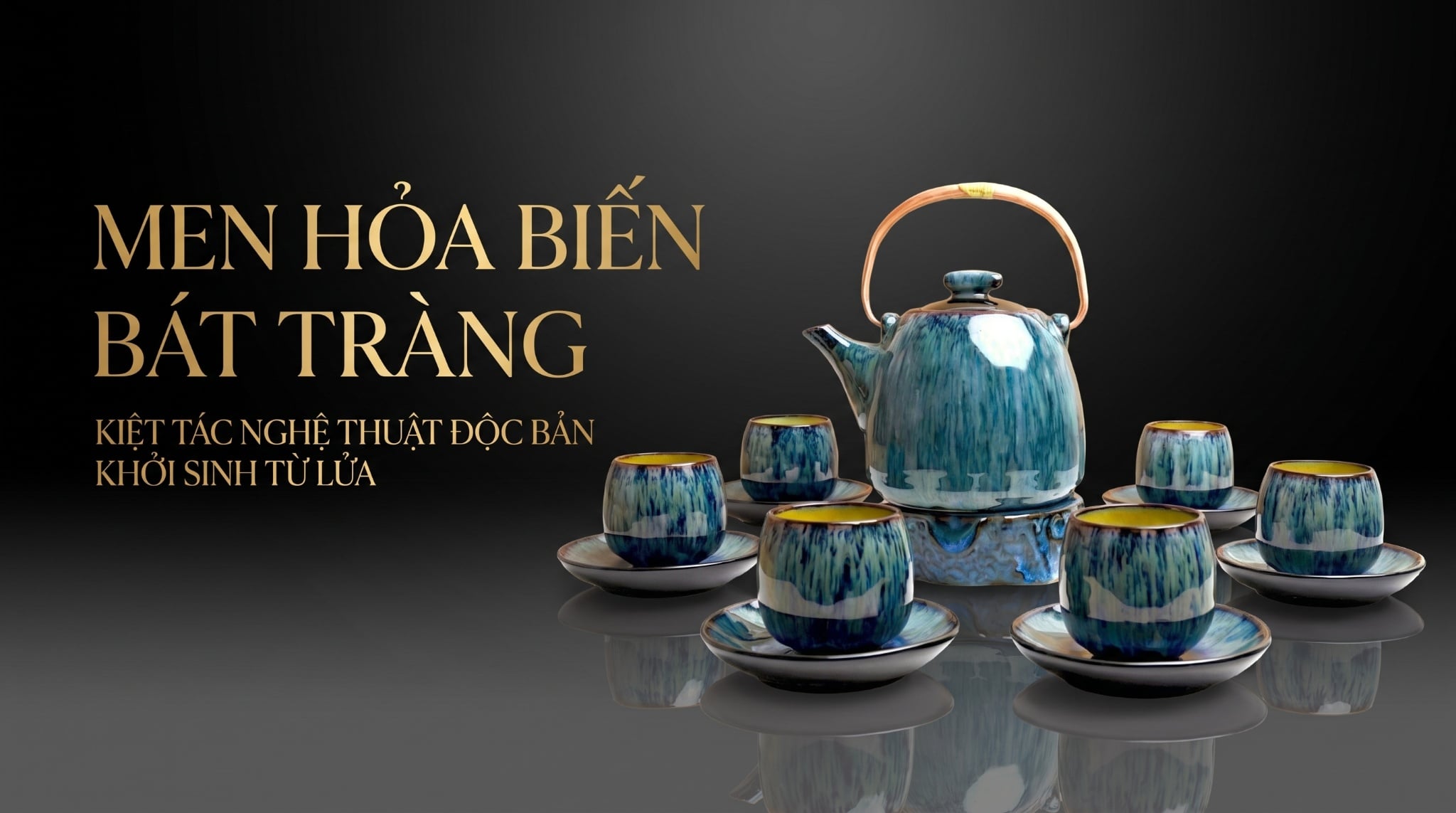 Khám Phá Dòng Men Hỏa Biến Bát Tràng: Kiệt Tác Nghệ Thuật Độc Bản Khởi Sinh Từ Lửa