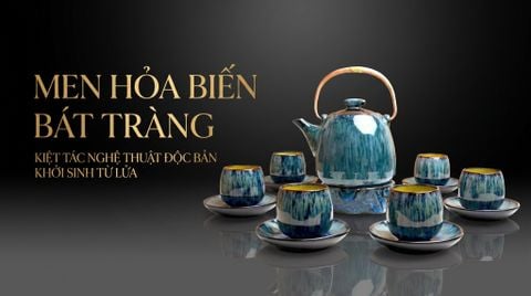 Khám Phá Dòng Men Hỏa Biến Bát Tràng: Kiệt Tác Nghệ Thuật Độc Bản Khởi Sinh Từ Lửa