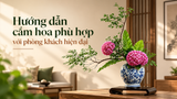 Cách chọn bình hoa gốm sứ phù hợp với từng loại hoa và không gian phòng khách