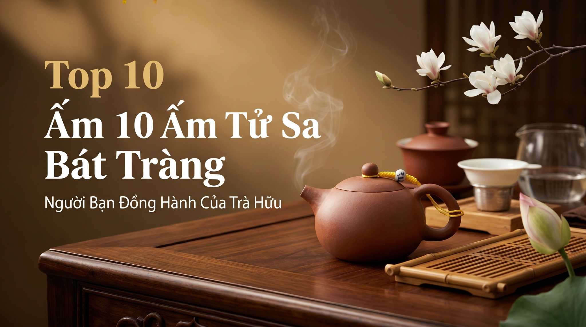 Top 10 Mẫu Bộ Ấm Chén Tử Sa Bát Tràng Được Trà Hữu Săn Đón Nhất Hiện Nay