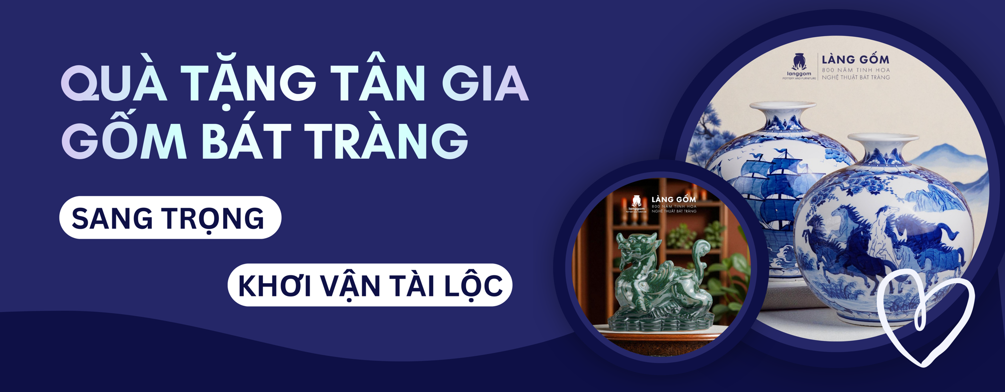 Top 10 Quà Tặng Tân Gia Gốm Sứ Bát Tràng: Sang Trọng, Ý Nghĩa, Khơi Vận Tài Lộc