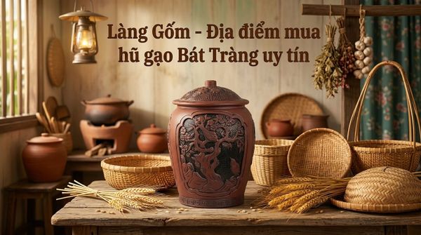 Địa Điểm Mua Hũ Gạo Gốm Sứ TPHCM Uy Tín: Bí Quyết Chọn 