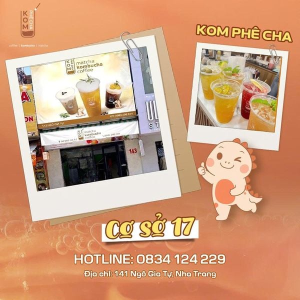 Kom Phê Cha cơ sở 17 - 141 Ngô Gia Tự, Nha Trang