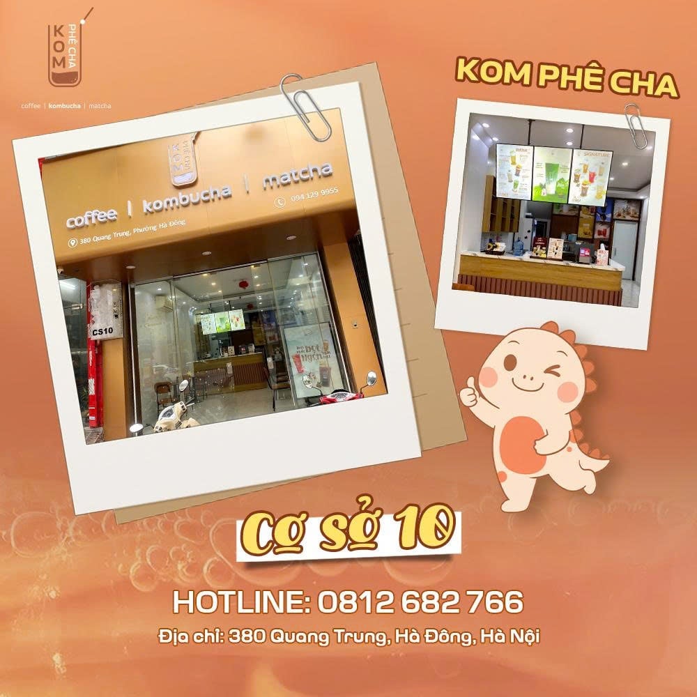 Kom Phê Cha cơ sở 10 - 380 Quang Trung, Hà Đông, Hà Nội