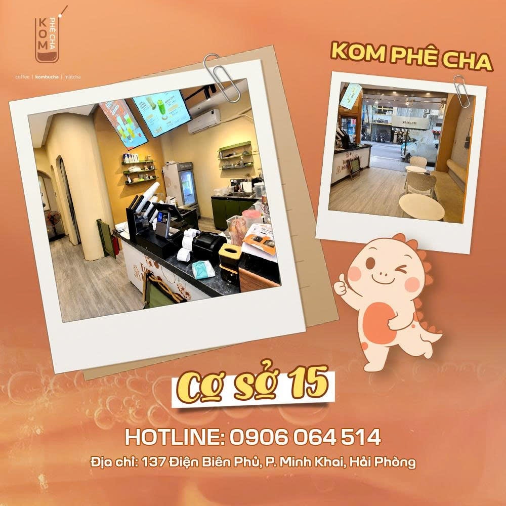 Kom Phê Cha cơ sở 15 - 137 Điện Biên Phủ, Minh Khai, Hải Phòng
