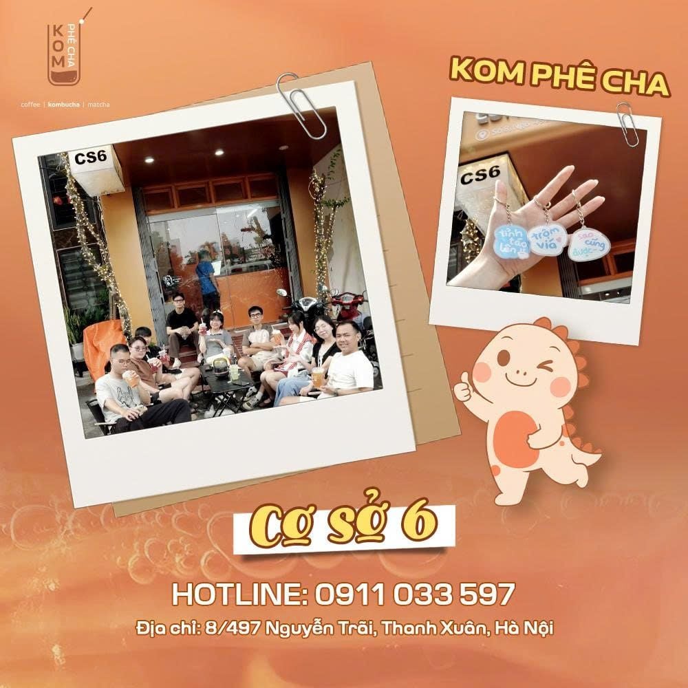 Kom Phê Cha cơ sở 6 - Số 8 ngõ 497 Nguyễn Trãi, Phường Thanh Liệt, Hà Nội