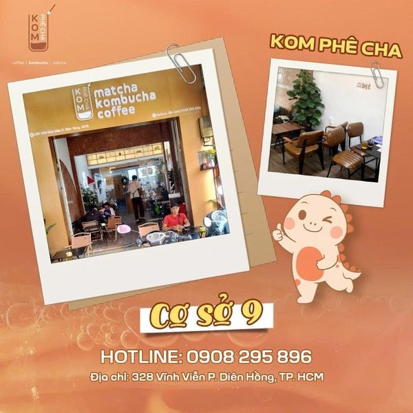 Kom Phê Cha cơ sở 9 - 328 Vĩnh Viễn P. Diên Hồng, TP. Hồ Chí Minh