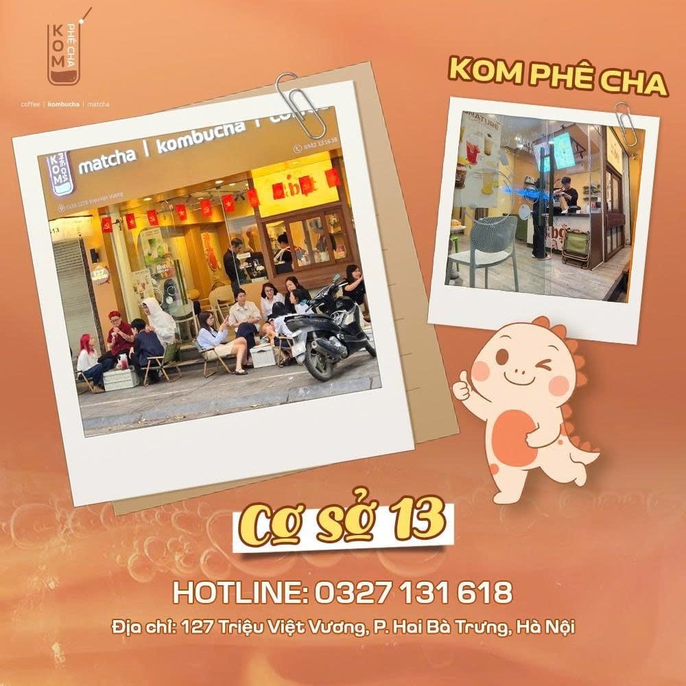 Kom Phê Cha cơ sở 13 - 127 Triệu Việt Vương, Hai Bà Trung, Hà Nội