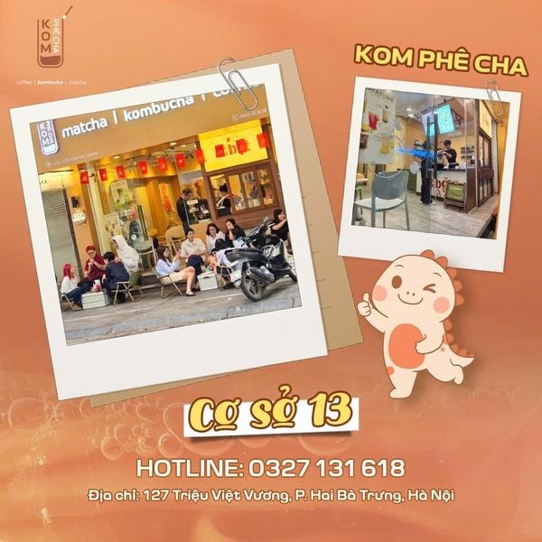 Kom Phê Cha cơ sở 13 - 127 Triệu Việt Vương, Hai Bà Trung, Hà Nội
