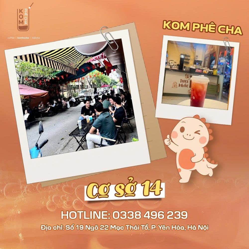 Kom Phê Cha cơ sở 14 - Số 19 Ngõ 22 Mạc Thái Tổ, Yên Hoà, Hà Nội