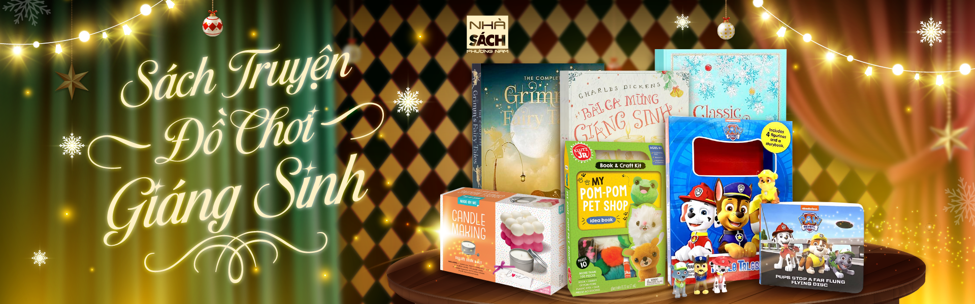 SÁCH TRUYỆN & ĐỒ CHƠI GIÁNG SINH