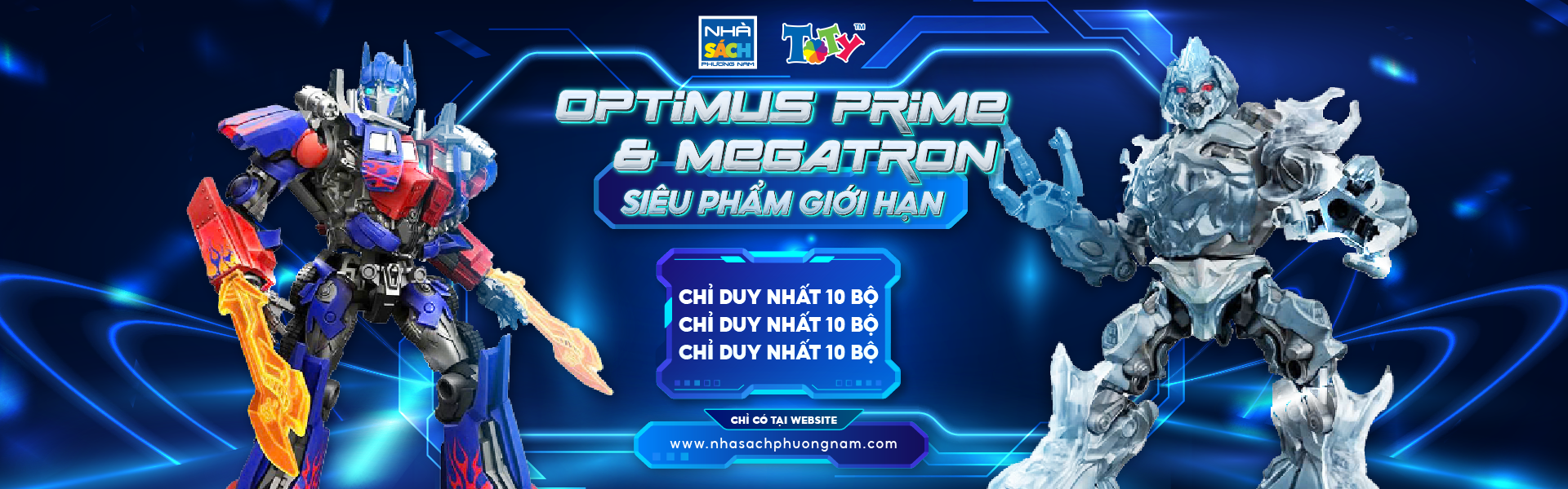 Mô Hình Trang Trí Transformers - CC - Ex Optimus Prime & Megatron - Blokees - ET45 