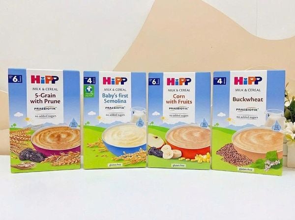 Bột ăn dặm HiPP có mấy loại? Hướng dẫn mẹ cách chọn bột HiPP phù hợp cho bé