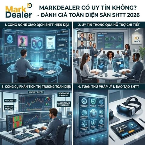 MarkDealer có uy Tín không? Đánh giá toàn diện sàn SHTT 2026