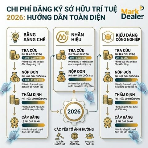 Chi Phí Đăng Ký Sở Hữu Trí Tuệ 2026: Hướng Dẫn Toàn Diện