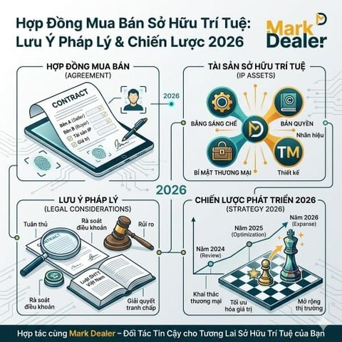 Hợp Đồng Mua Bán Sở Hữu Trí Tuệ: Lưu Ý Pháp Lý & Chiến Lược 2026