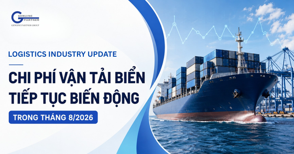 CHI PHÍ VẬN TẢI BIỂN TIẾP TỤC BIẾN ĐỘNG TRONG THÁNG 8/2026