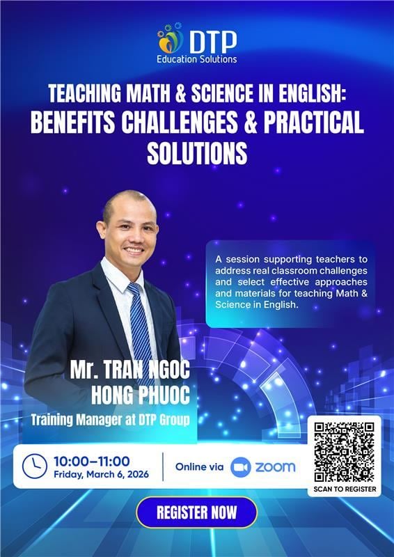 DTP ONLINE WORKSHOP | TEACHING MATH & SCIENCE IN ENGLISH: BENEFITS, CHALLENGES & PRACTICAL SOLUTIONS