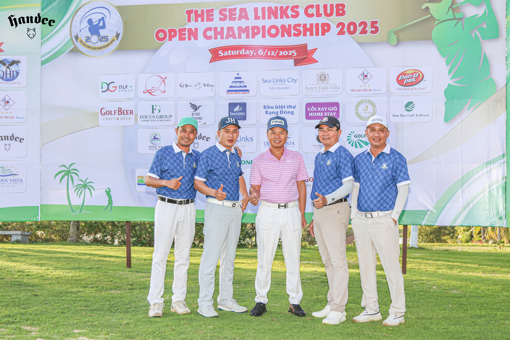 HANDEE – ĐƠN VỊ TÀI TRỢ ĐỒNG PHỤC GOLF TẠI SEA LINKS CHAMPIONSHIP 2025