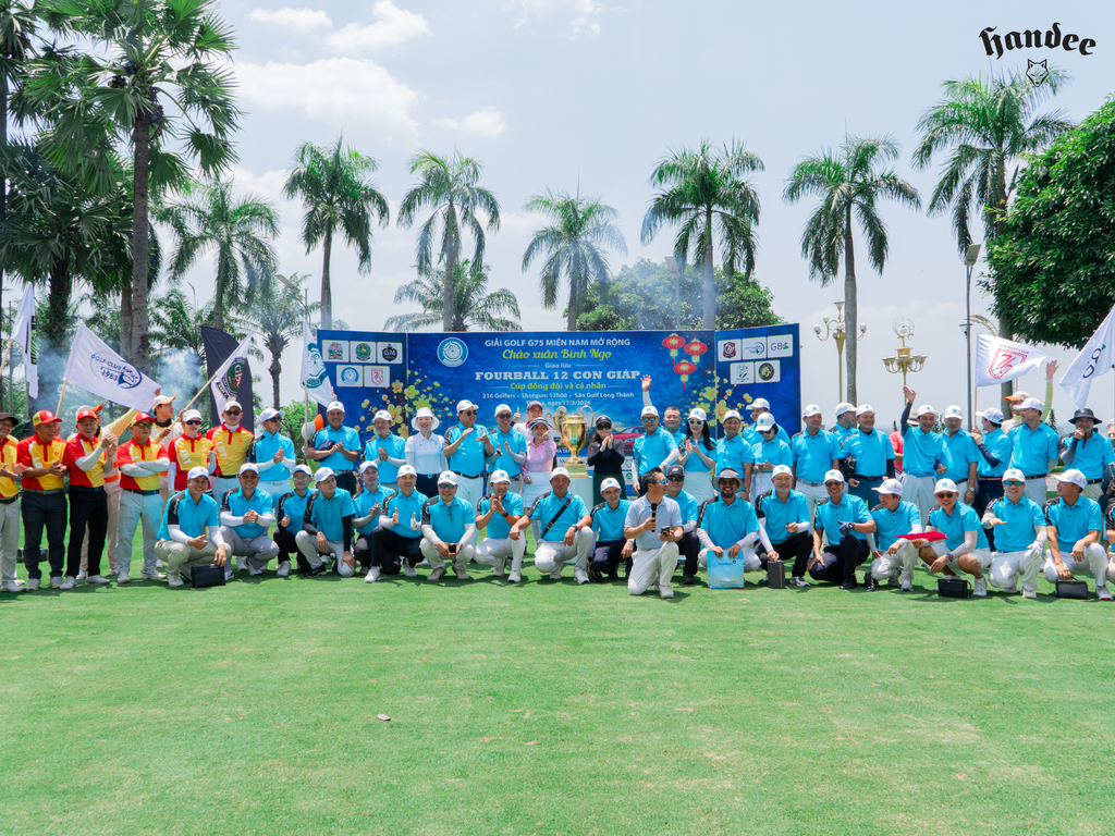 HANDEE - ĐƠN VỊ TÀI TRỢ ĐỒNG PHỤC SÂN GOLF TẠI GIẢI G75 MIỀN NAM MỞ RỘNG