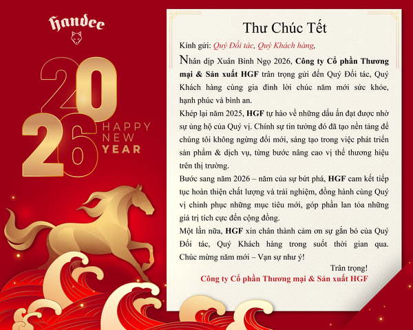 HANDEE CHÚC MỪNG XUÂN BÍNH NGỌ 2026