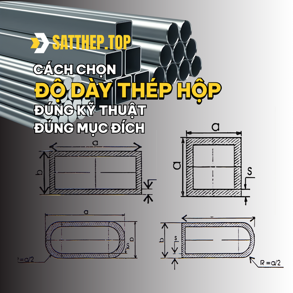 CÁCH CHỌN ĐỘ DÀY THÉP HỘP ĐÚNG KỸ THUẬT, ĐÚNG MỤC ĐÍCH