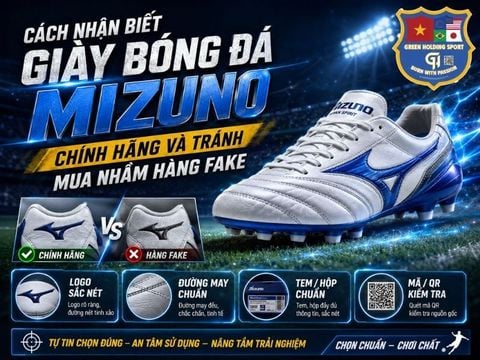 Cách Nhận Biết Giày Bóng Đá Mizuno Chính Hãng Và Tránh Mua Nhầm Hàng Fake