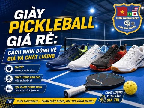 Giày Pickleball Giá Rẻ: Cách Nhìn Đúng Về Giá Và Chất Lượng