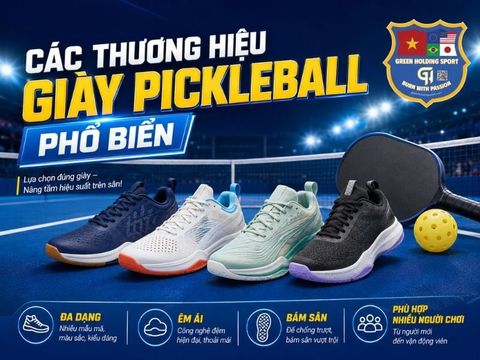 Các Thương Hiệu Giày Pickleball Phổ Biến