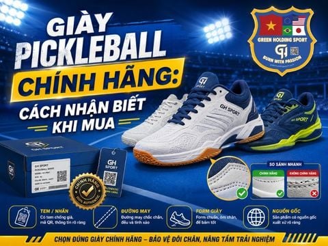 Giày Pickleball Chính Hãng: Cách Nhận Biết Khi Mua