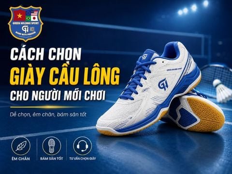 Cách chọn giày cầu lông cho người mới chơi