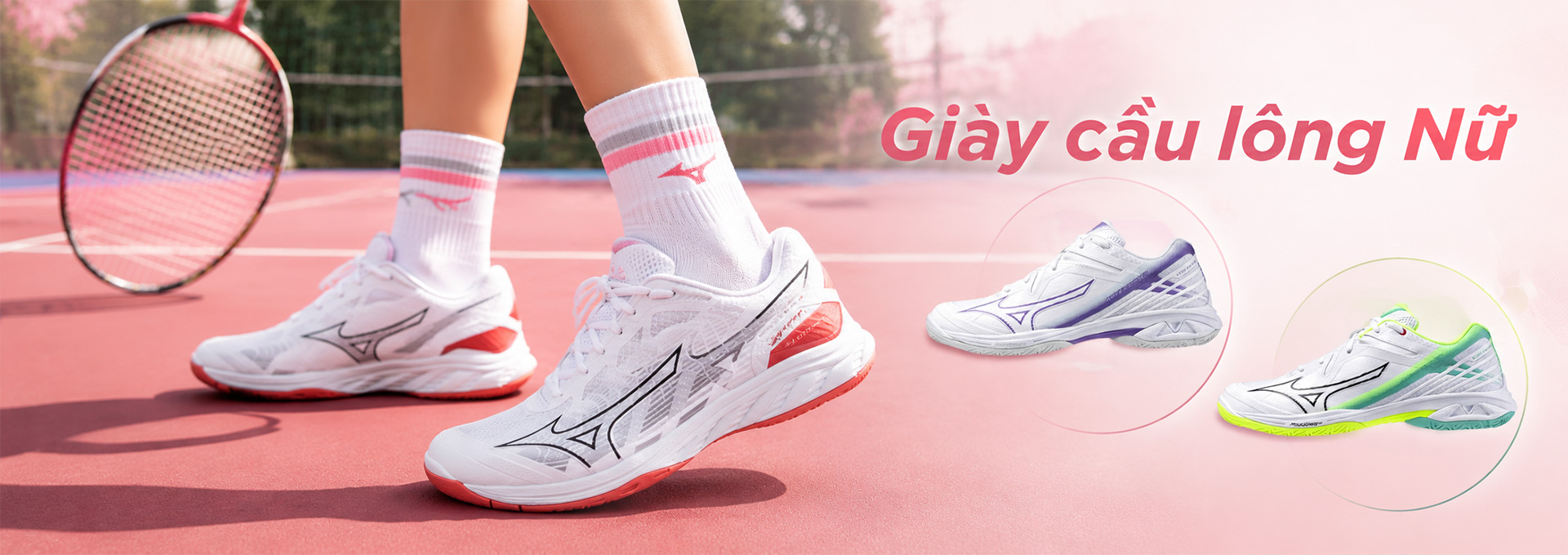 GIÀY THỂ THAO/GIÀY CẦU LÔNG/NỮ