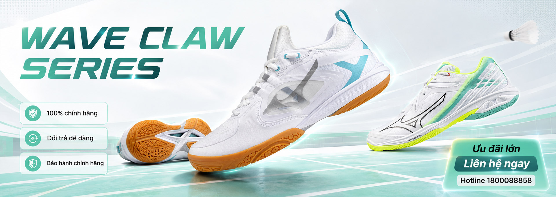 GIÀY THỂ THAO/GIÀY CẦU LÔNG /WAVE CLAW SERIES