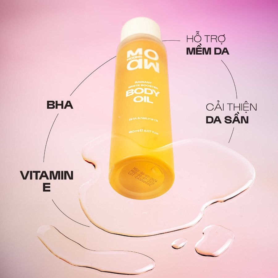 Body Oil BHA Có Tác Dụng Gì? Giải Mã Sức Mạnh Dưỡng Da Từ Moaw Moaws
