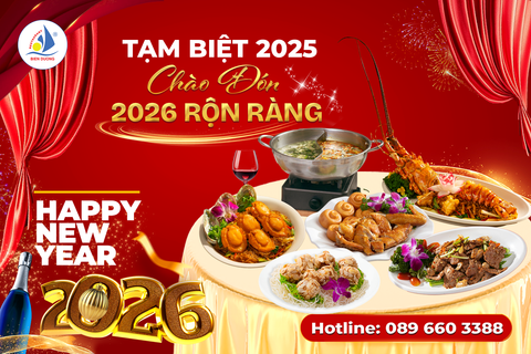 🎉 TẠM BIỆT 2025 - CHÀO ĐÓN 2026 RỘN RÀNG CÙNG NHÀ HÀNG BIỂN DƯƠNG