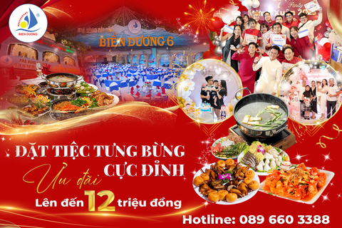 ƯU ĐÃI ĐẶT TIỆC LÊN ĐẾN 12 TRIỆU ĐỒNG