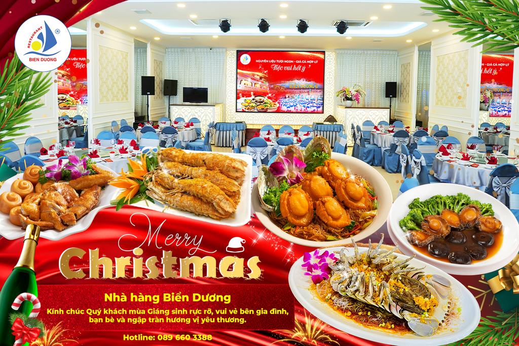 NOEL ĐÃ ĐẾN CÙNG NHÀ HÀNG BIỂN DƯƠNG ĐÓN GIÁNG SINH AN LÀNH & ẤM ÁP