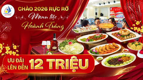 🎊 NHANH TAY HÁI LỘC - ĐẶT TIỆC TẤT NIÊN 2025 & TÂN NIÊN 2026 TẠI NHÀ HÀNG BIỂN DƯƠNG