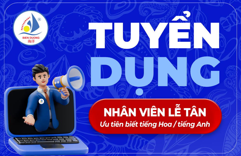 NHÂN VIÊN LỄ TÂN NHÀ HÀNG