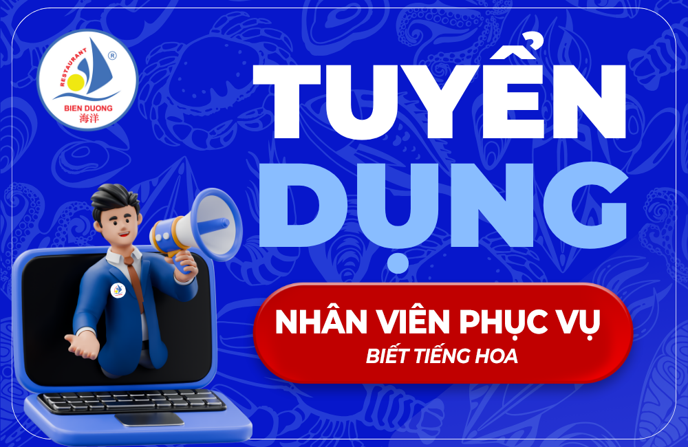 NHÂN VIÊN PHỤC VỤ NHÀ HÀNG BIẾT TIẾNG HOA