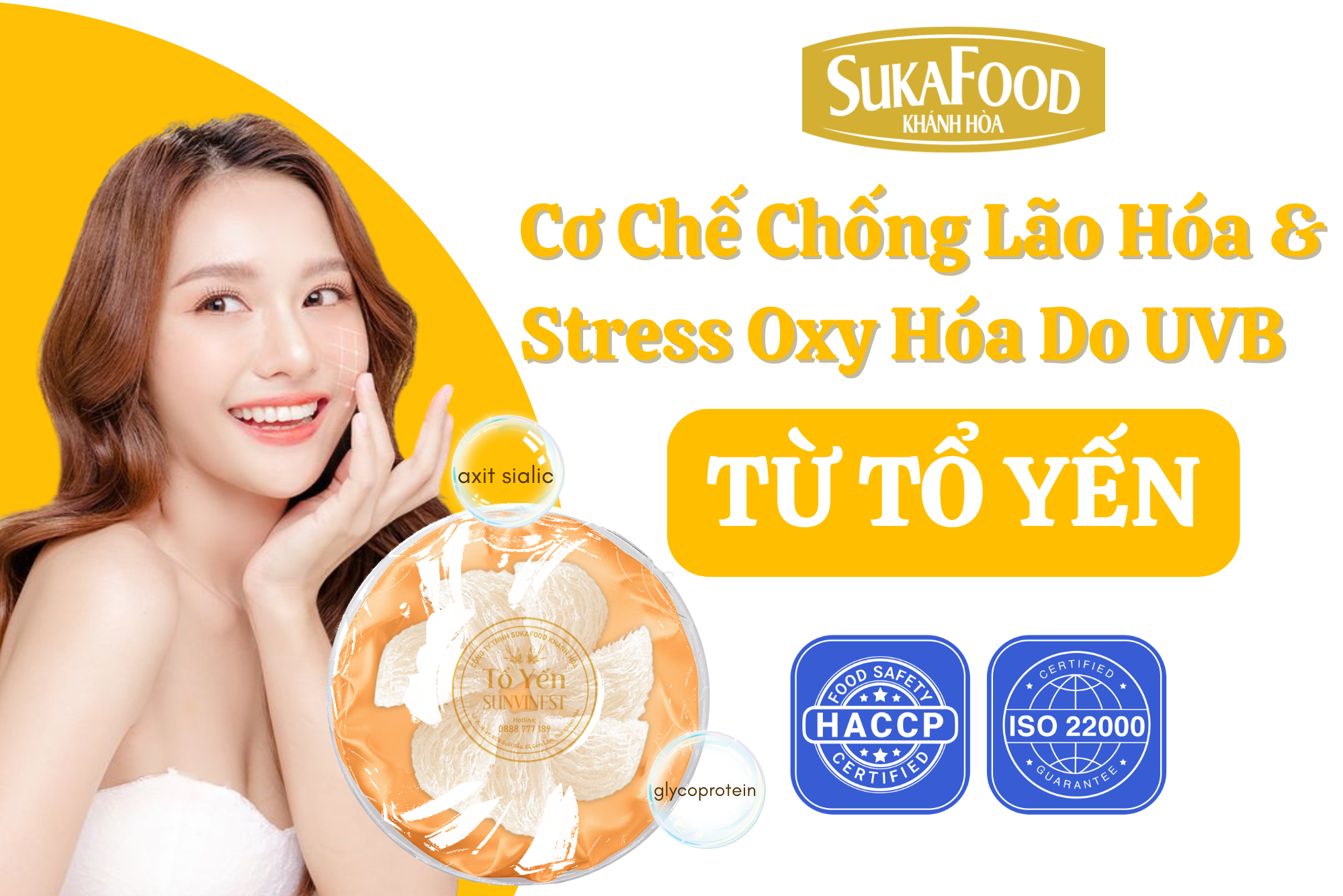 Tổ Yến Làm Đẹp Da Dưới Góc Nhìn Khoa Học: Cơ Chế Chống Lão Hóa Và Stress Oxy Hóa Do UVB