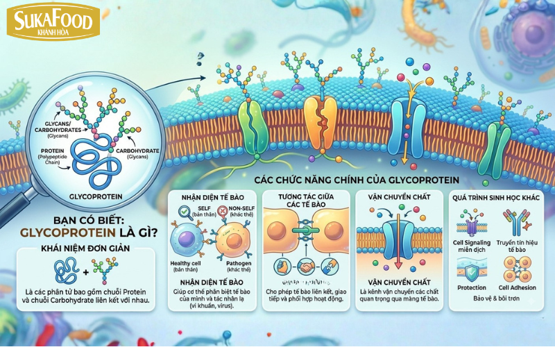 Cấu trúc của glycoprotein